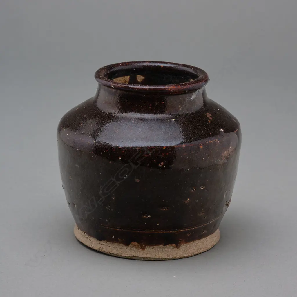 Stoneware jar, stoneware – China - late19thC, Image 1++